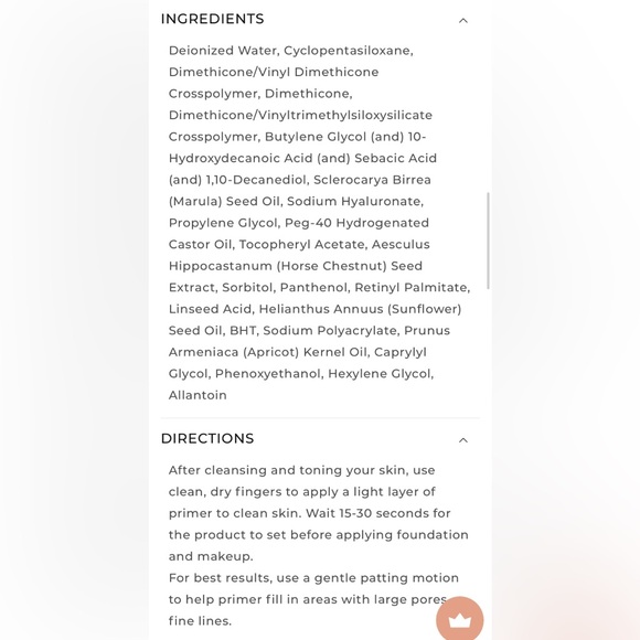 GEORGETTE KLINGER MARULA PRIMER - BRAND NEW Still Sealed! - Picture 8 of 10